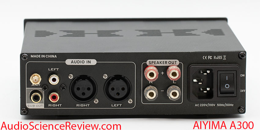 AIYIMA A300 Review Back Panel  Stereo Balanced Bluetooth Amplifier TPA3255.jpg