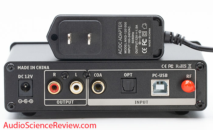AIYIMA DAC-A6 Review back panel stereo USB DAC Bluetooth.jpg
