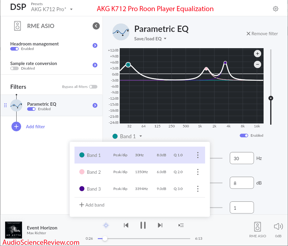 AKG K712 Pro Equalization EQ Parametric Filter Open Back Headphone.png