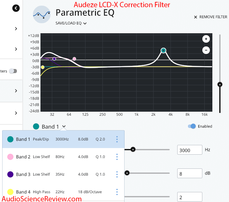 Audeze LCD-X Headphone planar magnetic EQ PEQ Filters.png