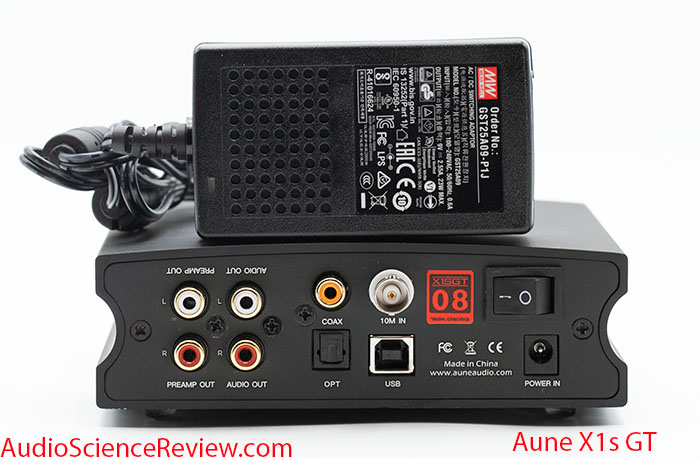 Aune X1s GT Review Stereo DAC back panel balanced Headphone Amplifier.jpg