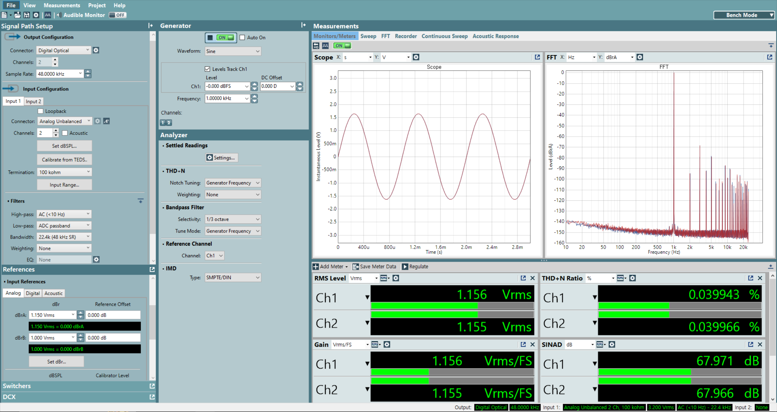 Brand New Yamaha RX-A8A GNDed Opti 0 dBFS IN Short Latency (default) All-Channel Stereo 0 dB S...PNG