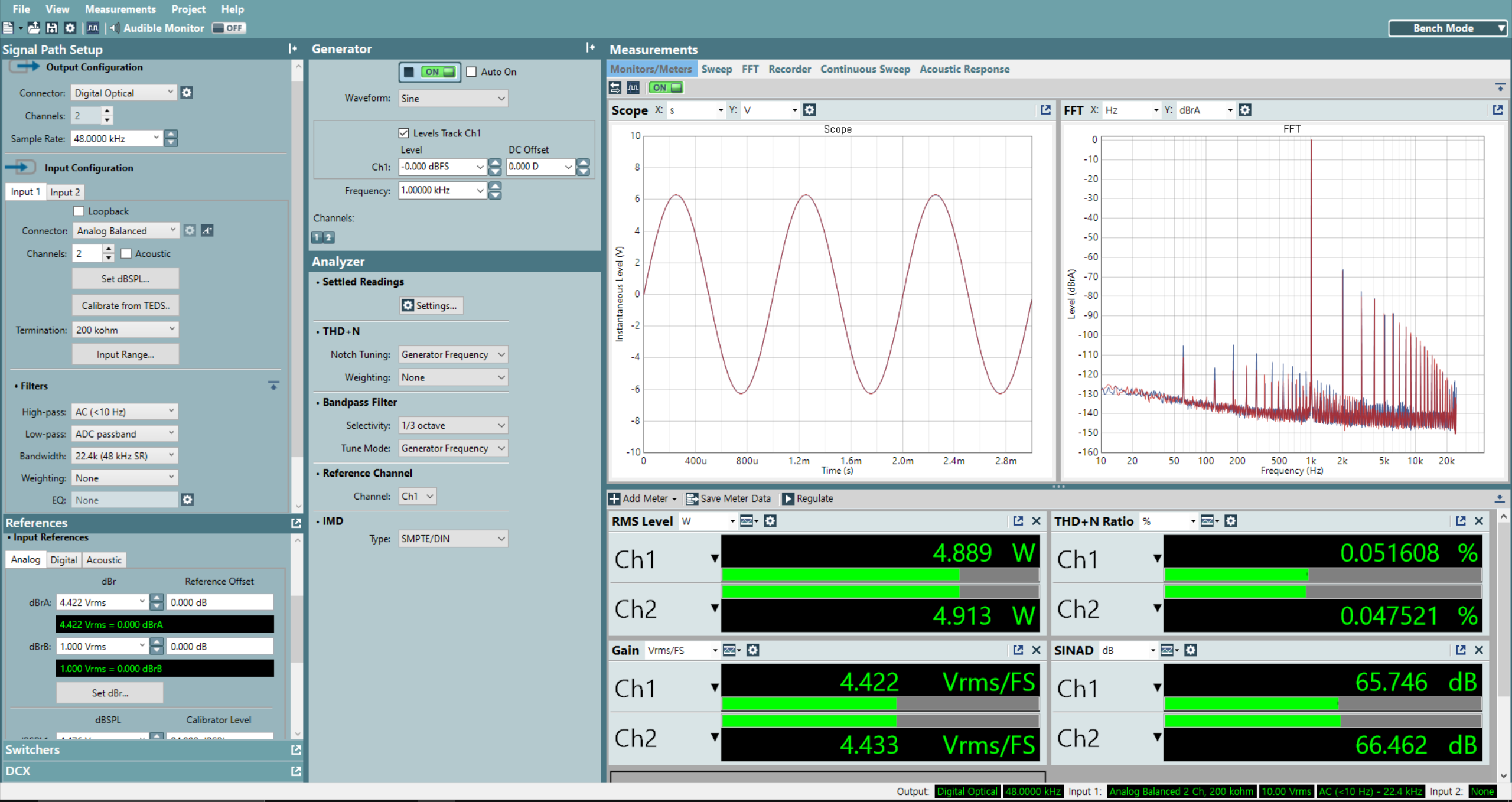 Brand New Yamaha RX-A8A GNDed Opti 0 dBFS IN Short Latency (default) PURE DIRECT -20 dB Front ...PNG