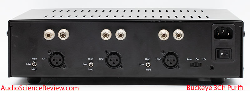 Buckeye 3 channel purifi amplifier balanced back panel Review.jpg