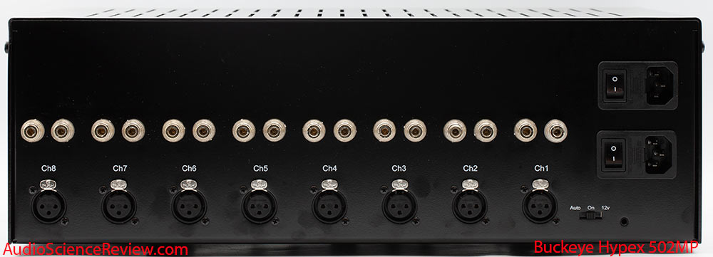Buckeye Hypex NC502MP 8-channel Multichannel Amplifier back panel class D Review.jpg