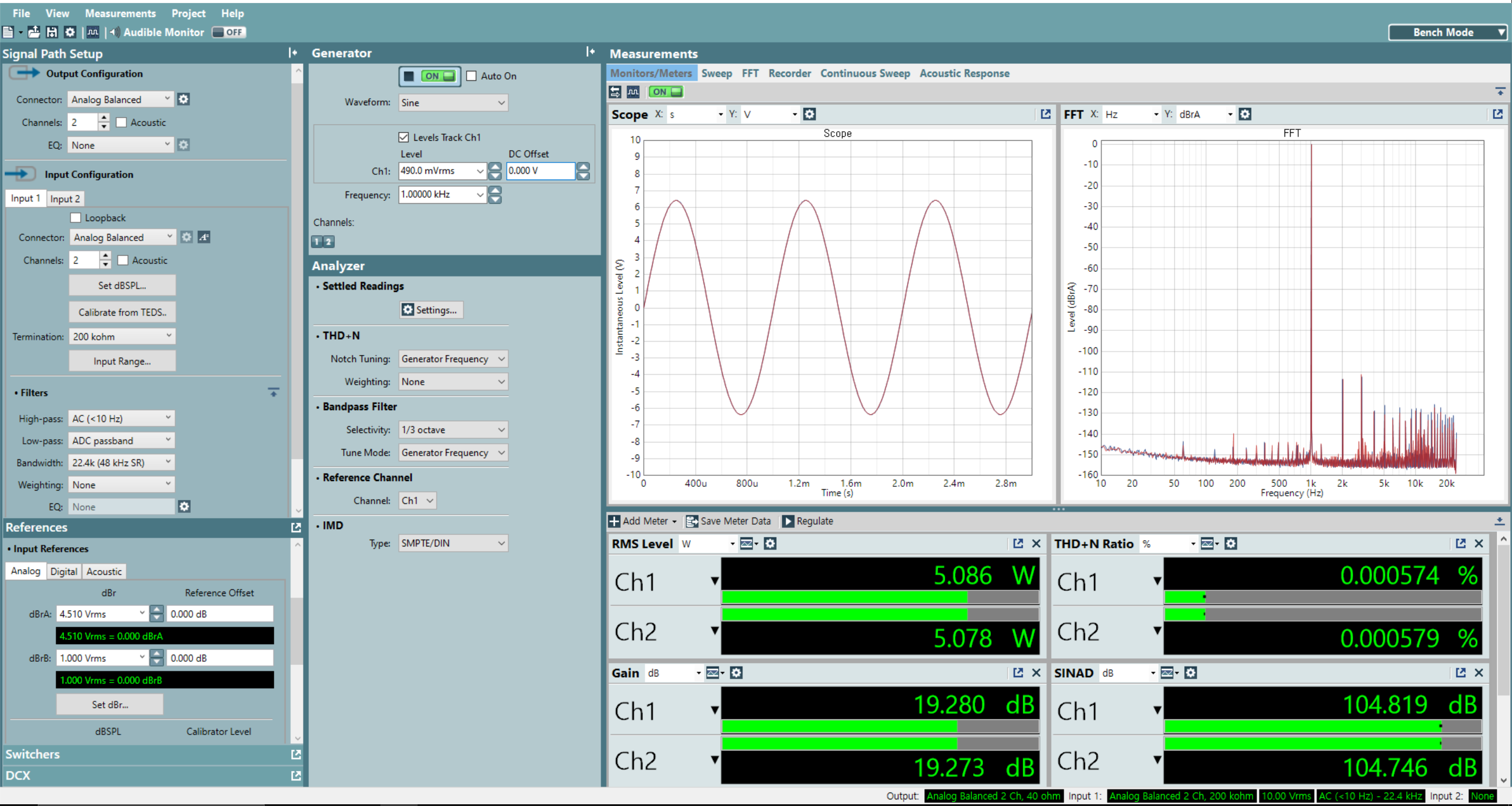 BUCKEYEAMPS Hypex NCx500 Amplifier 2channel Gain Med 4 Ohm 5 W 22.4k SINAD 256k Temp 26.5 Humi...PNG