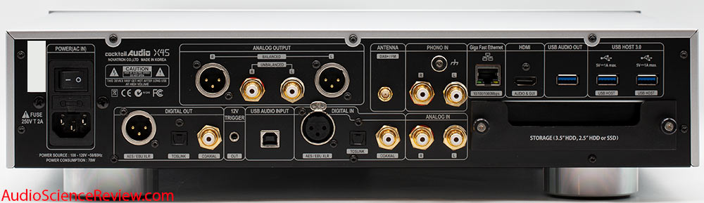 Cocktail Audio X45 DAC Streamer balanced Ethernet USB CD ripper preamplifier back panel review.jpg