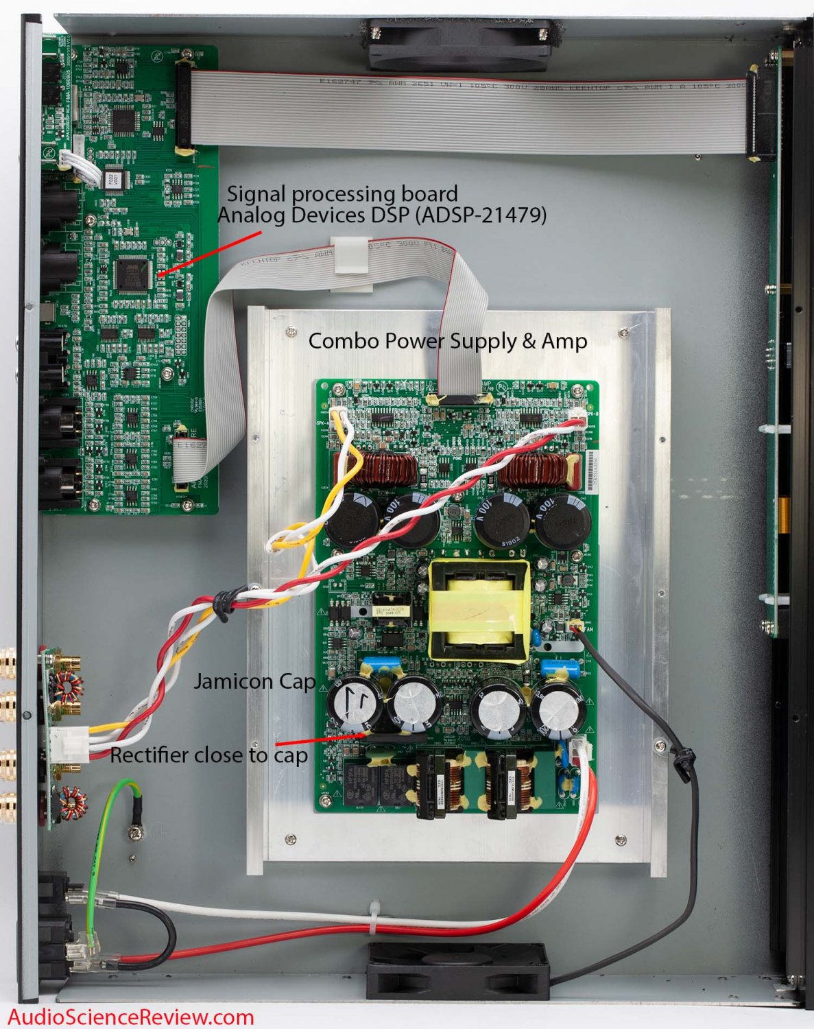 Dayton Audio APA1200DSP teardown Class D Amplifier board.jpg