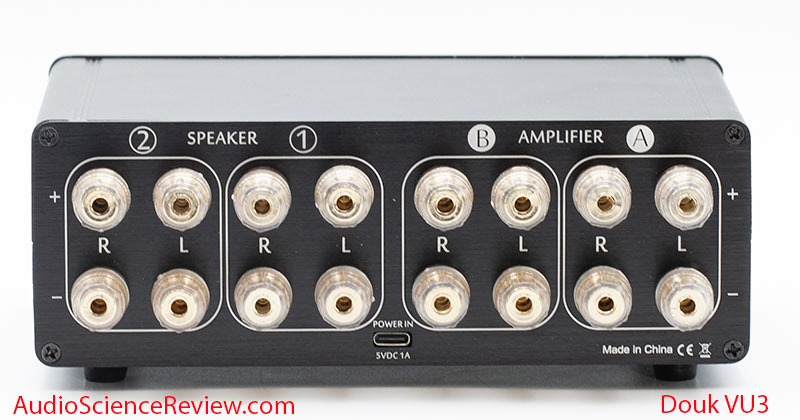 Douk VU2 Review VU speaker selector Meter.jpg