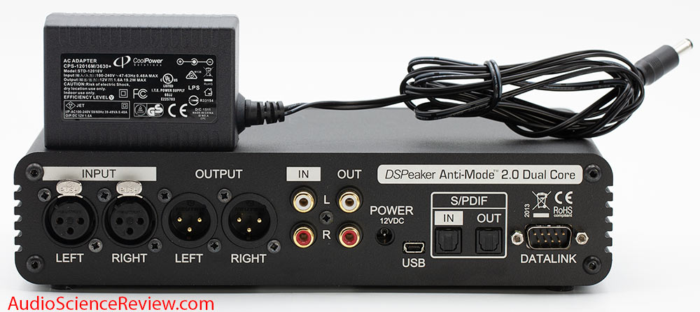 DSPeaker Anti-Mode 2.0 Dual Core Speaker and Room Correction XLR RCA SPDIF inputs and outputs ...jpg