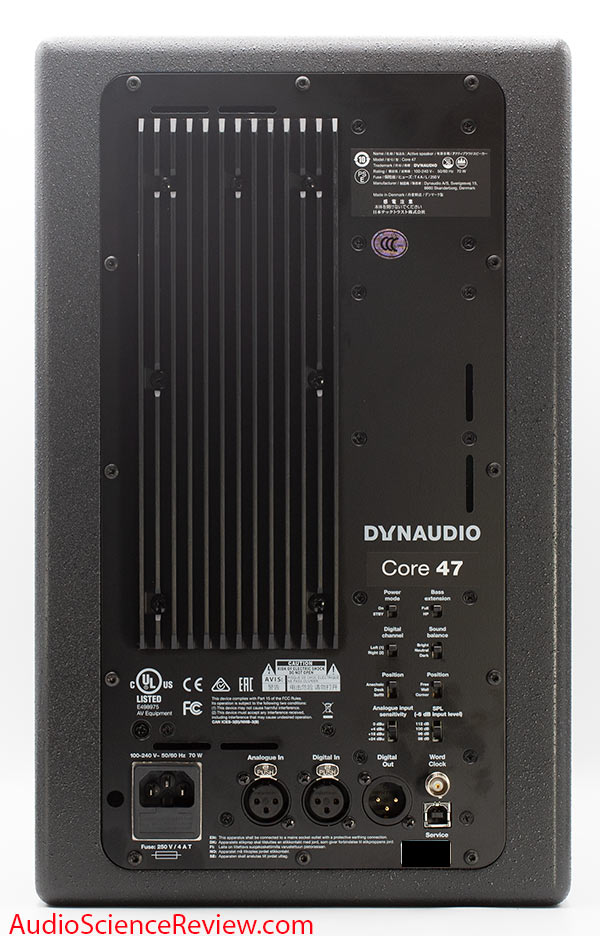 Dynaudio Core 47 Review DSP Back Panel AES Professional Monitor.jpg