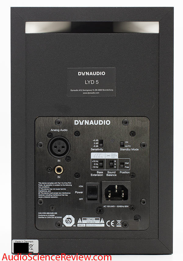 Dynaudio LYD 5 Studio Powered Monitor Speaker Rear Port Audio Review.jpg