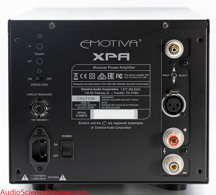 Emotival XPS HC-1 Monoblock Amplifier Hifi Back Panel Review.jpg