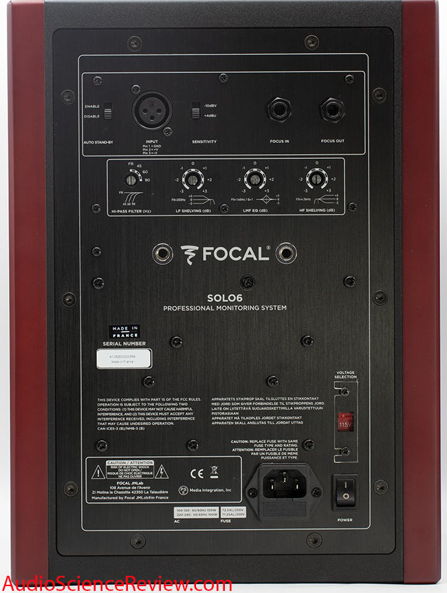 Focal Solo6 6.5-inch Powered Studio Monitor ST6 Speaker back panel Review.jpg
