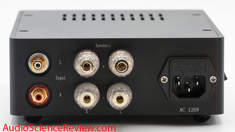 Fosi Audio HD-A1 Hi-fi Power Amplifier Back Panel Input Binding Posts Audio Review.jpg