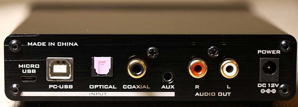 FX Audio DAC-X7 DAC and Headphone Amplifier Back Panel Audio Review.jpg