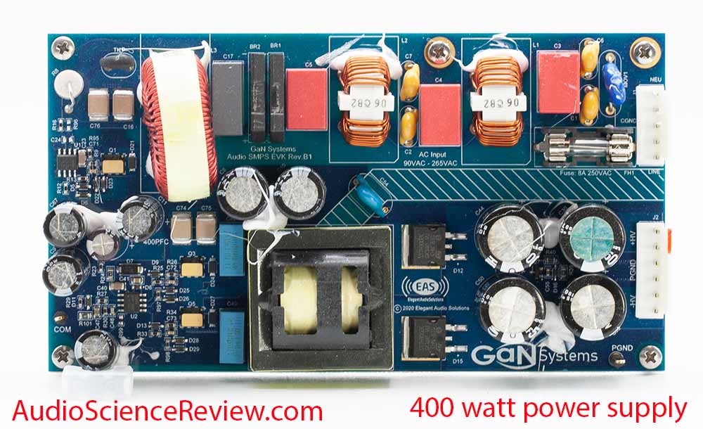 GAN Systems Class D Amplifier Evaluation Module GS-EVB-AUD-xxx1-GS Power Supply review.jpg