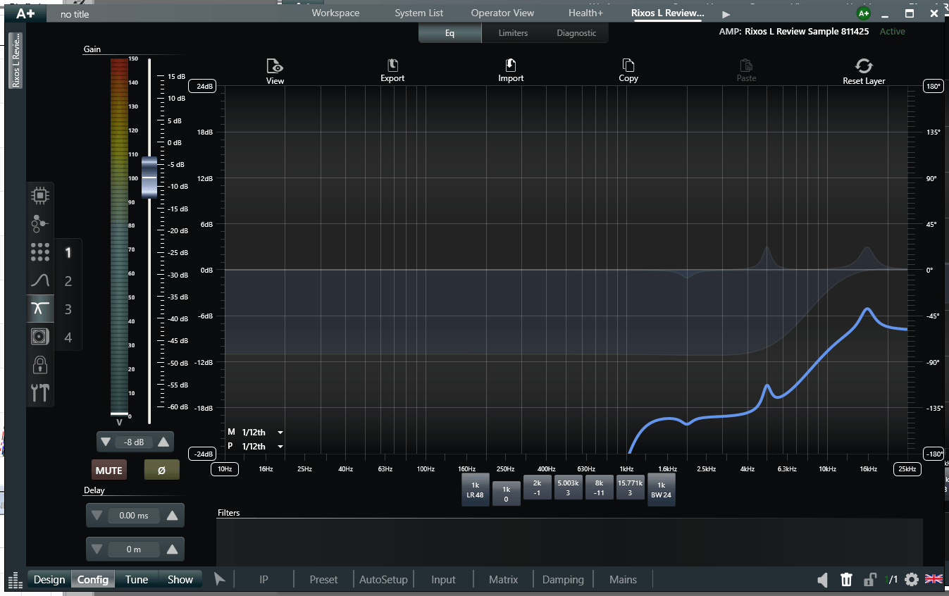 Grimanisystems RIXOS-L CEA2034 Tweeter  frequency response measurements home theater active sp...png