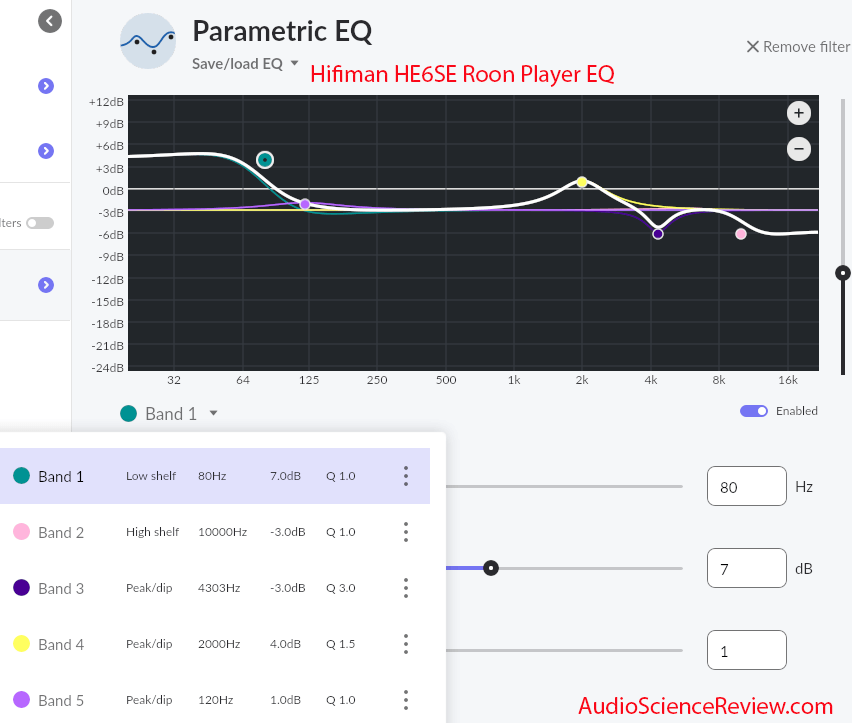 Hifiman HE6Se Equalization EQ Planar Headphone.png