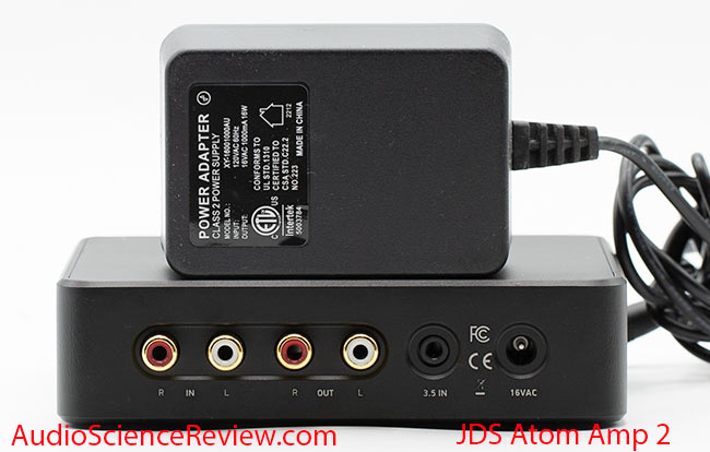 JDS Labs Atmp Amp 2 Headphone Amplifier back panel 355 mm Review.jpg