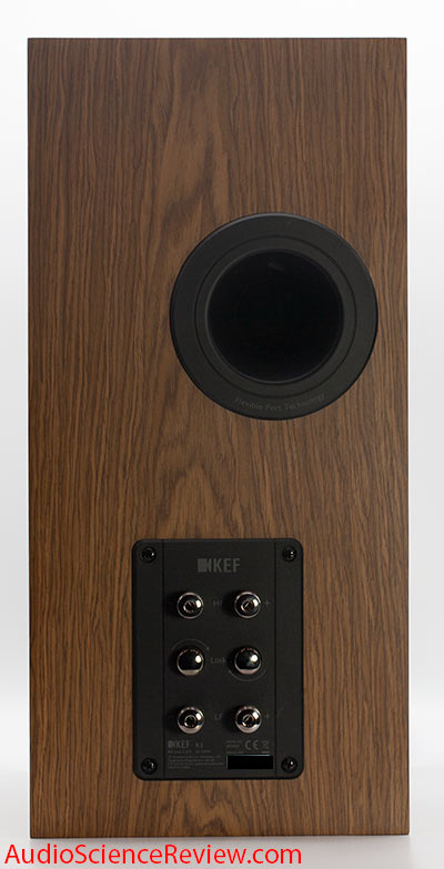 KEF R3 Three-way stand mount Speaker Back Panel Connector Bi-amp Bi-wire Audio Review.jpg