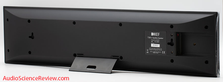 KEF T301c Review T301 Back Panel binding posts UltraThin Center Speaker.jpg