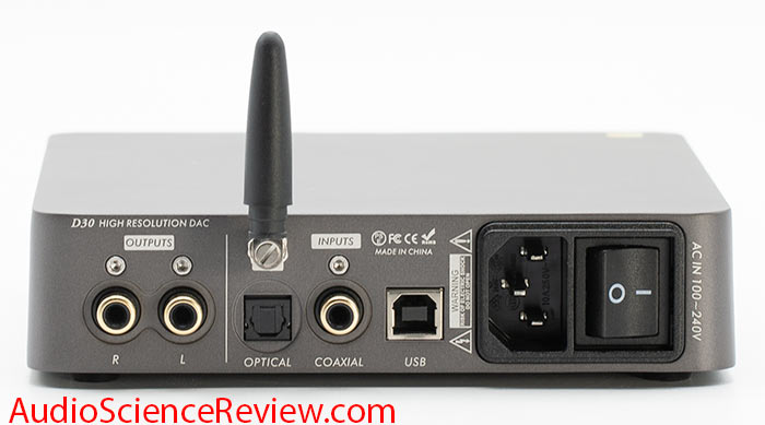 Loxjie D30 USB DAC and Headphone Amplifier Bluetooth back panel stereo review.jpg