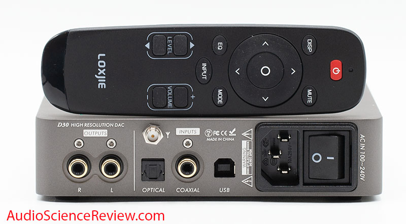 Loxjie DAC Review back panel Stereo DAC USB Bluetooth.jpg