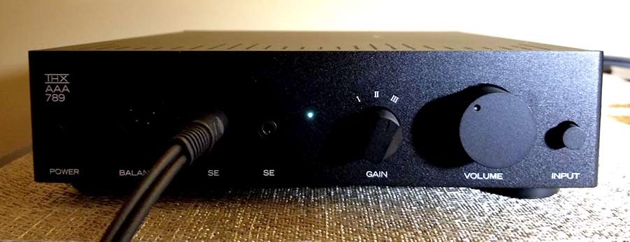 THX AAA 789 Linear Headphone Amplifier Drop Desktop Amp with Balanced XLR and Single-Ended RCA Inputs 