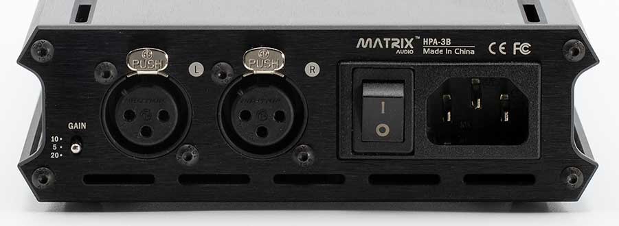 Matrix Audio HPA-3B Balaneced Headphone Back Connectors Amplifier Review.jpg