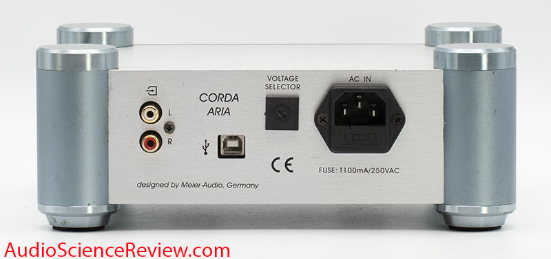 Meier Corda Aria Review back panel DAC Headphone Amplifier.jpg