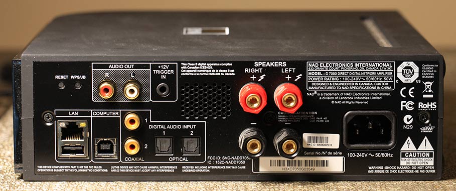 NAD 7050 Networked Amplifier USB DAC Back Panel Review.jpg