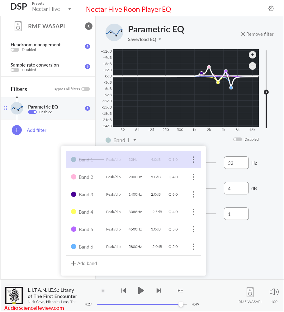 Nectar Hive Equalization EQ  Electrostatic Headphone Stax.png