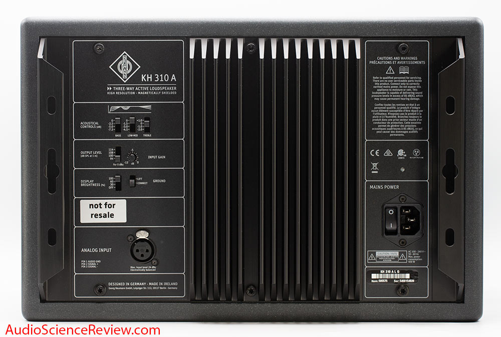 Neumann KH310A Review Rear Panel Input XLR Active 3-way monitor.jpg