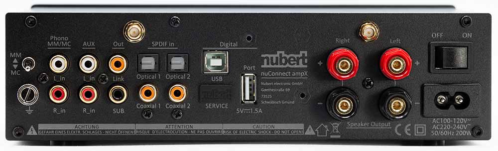 Nubert nuConnect ampX Bluetooth Wifi Streaming Amplifier Digital back panel connectors Review.jpg