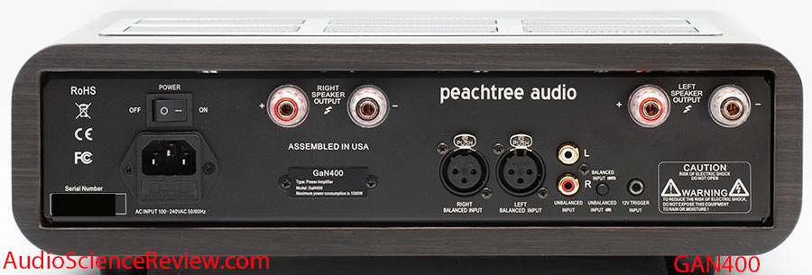 Peachtree Audio GAN400 GAN Amplifier balanced Class D XLR review.jpg