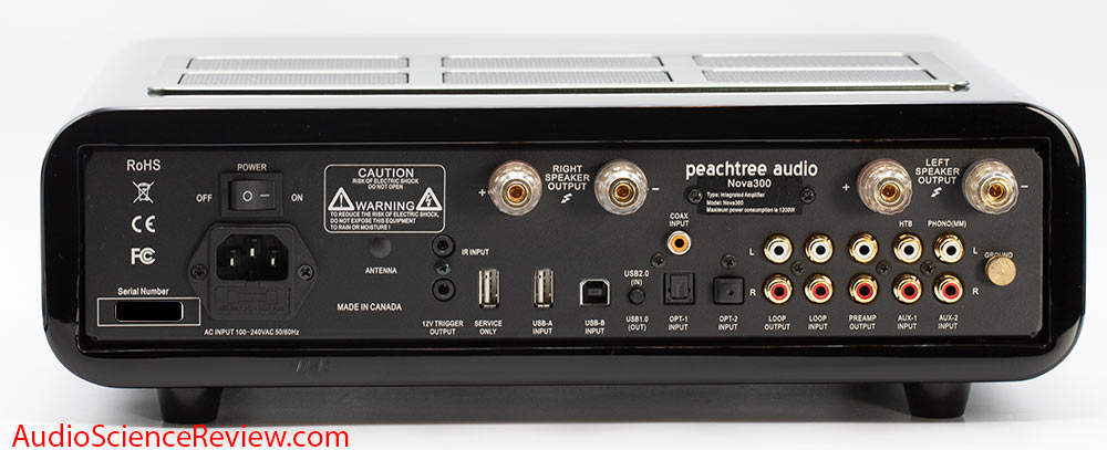 Peachtree Nova 300 review amplifier USB DAC back panel phono.jpg