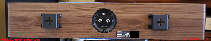Polk Reserve R350 Review Center back panel bracket Home Theater Speaker.jpg