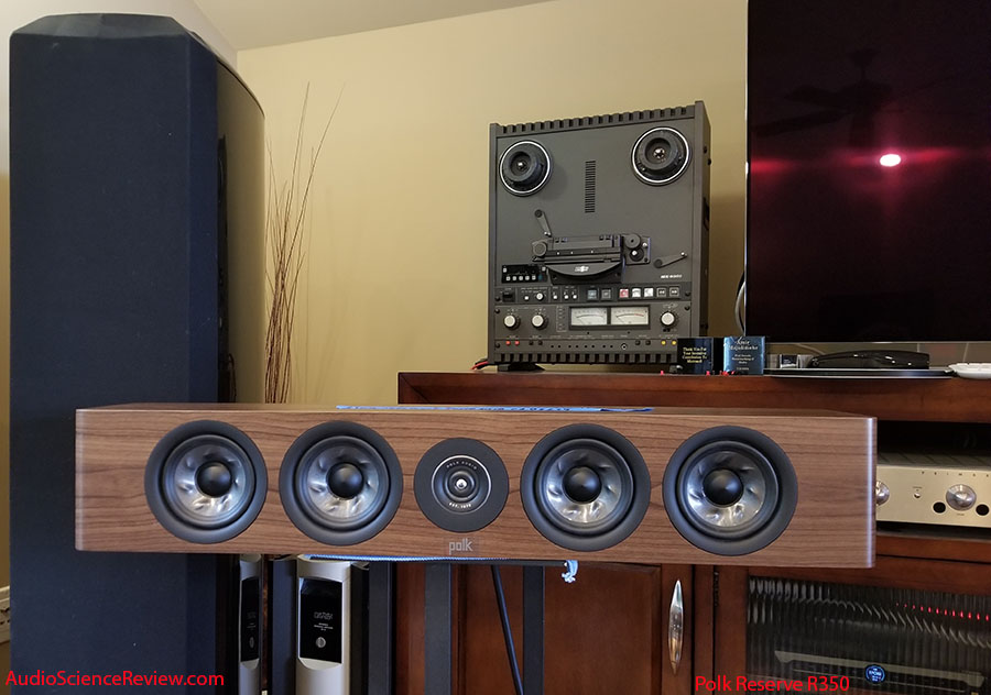 Polk Speaker) Reserve (ASR) R350 (Center Forum Review Science Review Audio |