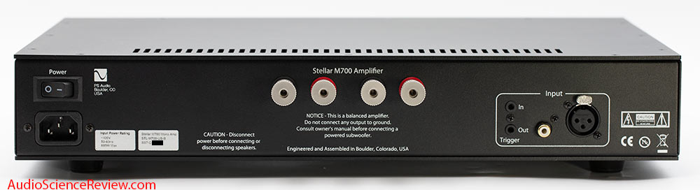 PS Audio Stellar M700 Power Amplifier Back Panel Inputs Connectors Audio Review.jpg