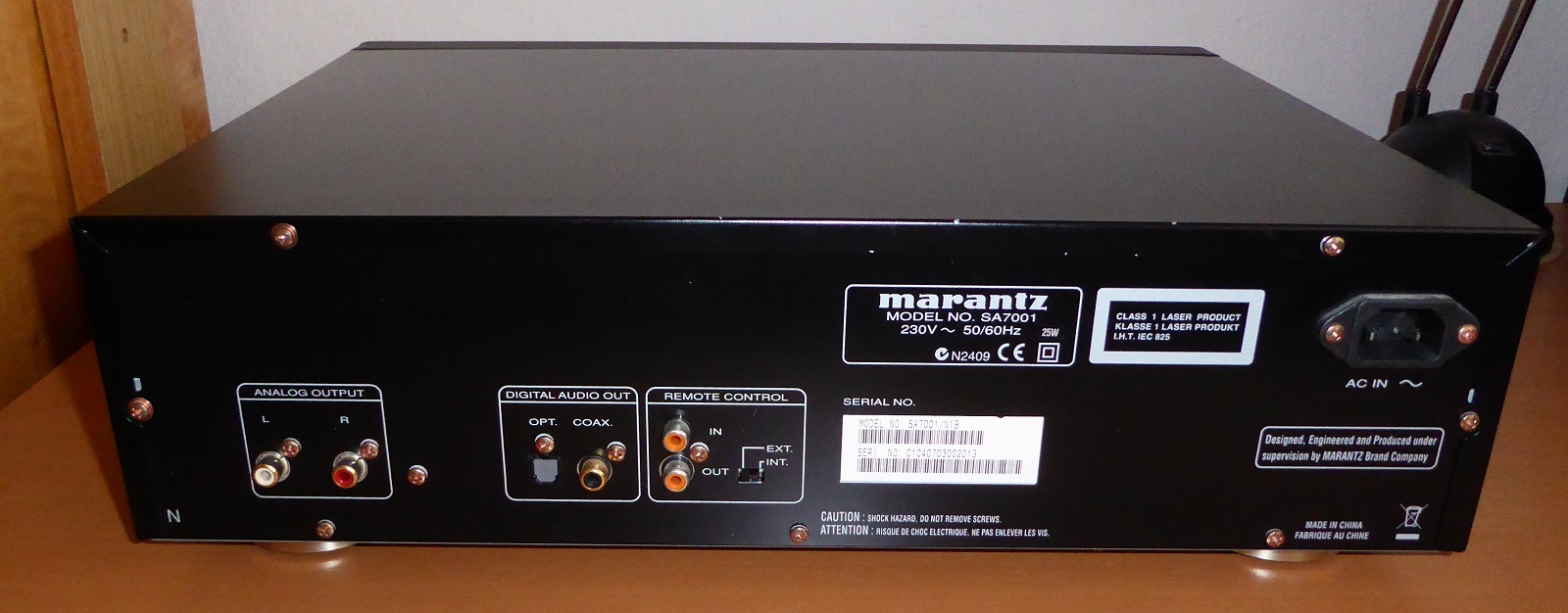 Review and Measurements of Marantz SA7001 CD/SACD player | Audio 