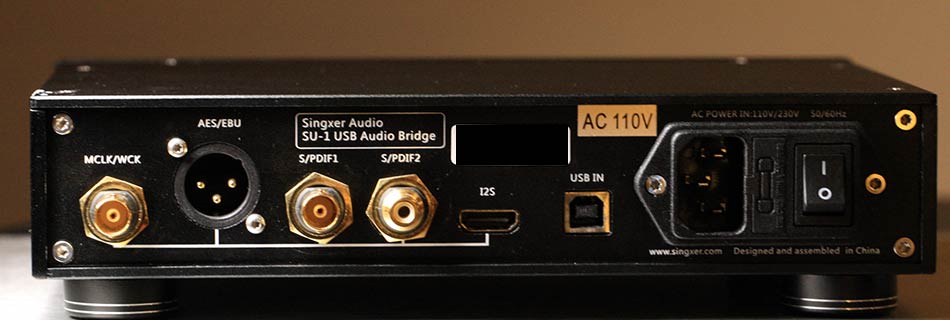 Singxer SU-1 USB to SPDIF Converter Back Panel Inputs and Outputs Audio Review.jpg