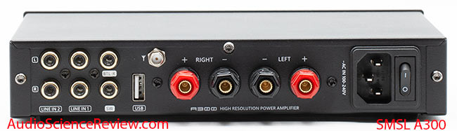 SMSL A300 Stereo Amplifier Class D back panel bluetooth USB Review.jpg