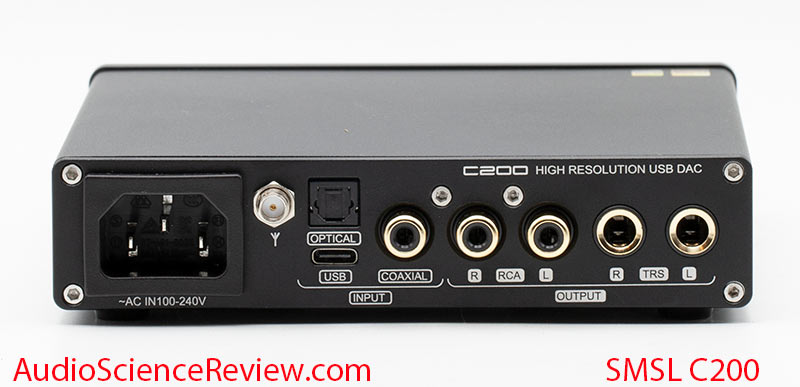 SMSL C200 Balanced DAC and Headphone Amplifier Back Panel Review.jpg