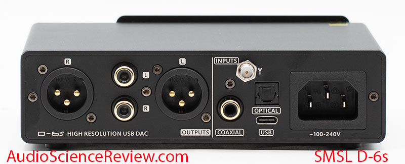 SMSL D-6S MQA Audio DAC stereo balanced XLR back panel review.jpg