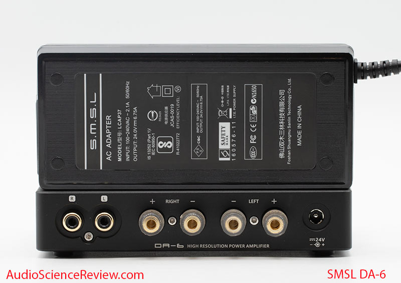SMSL DA-6 Stereo Amplifier Review back panel RCA class D.jpg