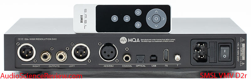 SMSL VMV D2R Balanced Stereo USB DAC XLR back panel remote review.jpg