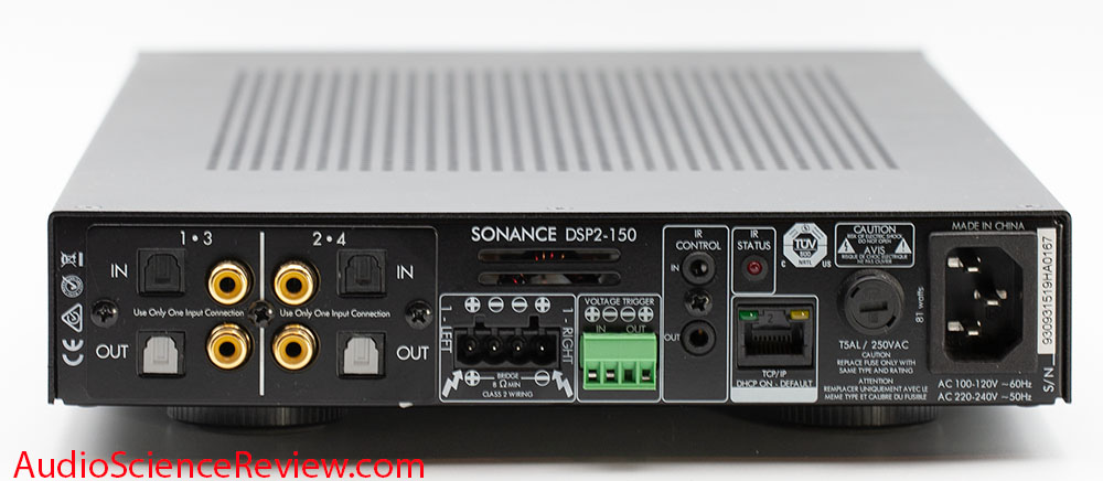 Sonance DSP 2-150 Review Back panel Custom Amplifier Digital.jpg