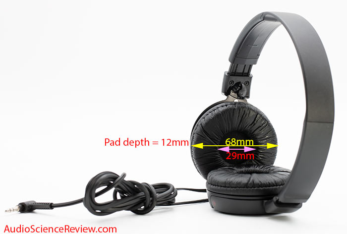 Sony MDR-ZX110 Revisão Orçamentária Padding Headphone.jpg