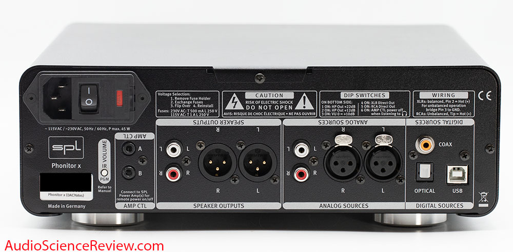 SPL Phonitor X Review back panel balanced New DAC Headphone Amplifier.jpg